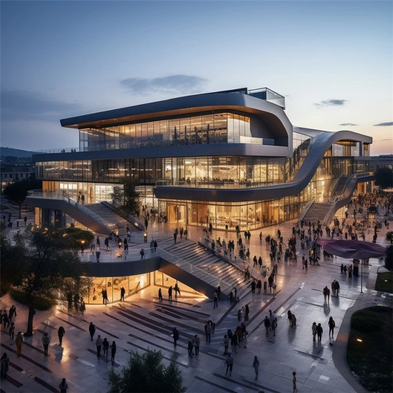 2 story prefab supermarket building3